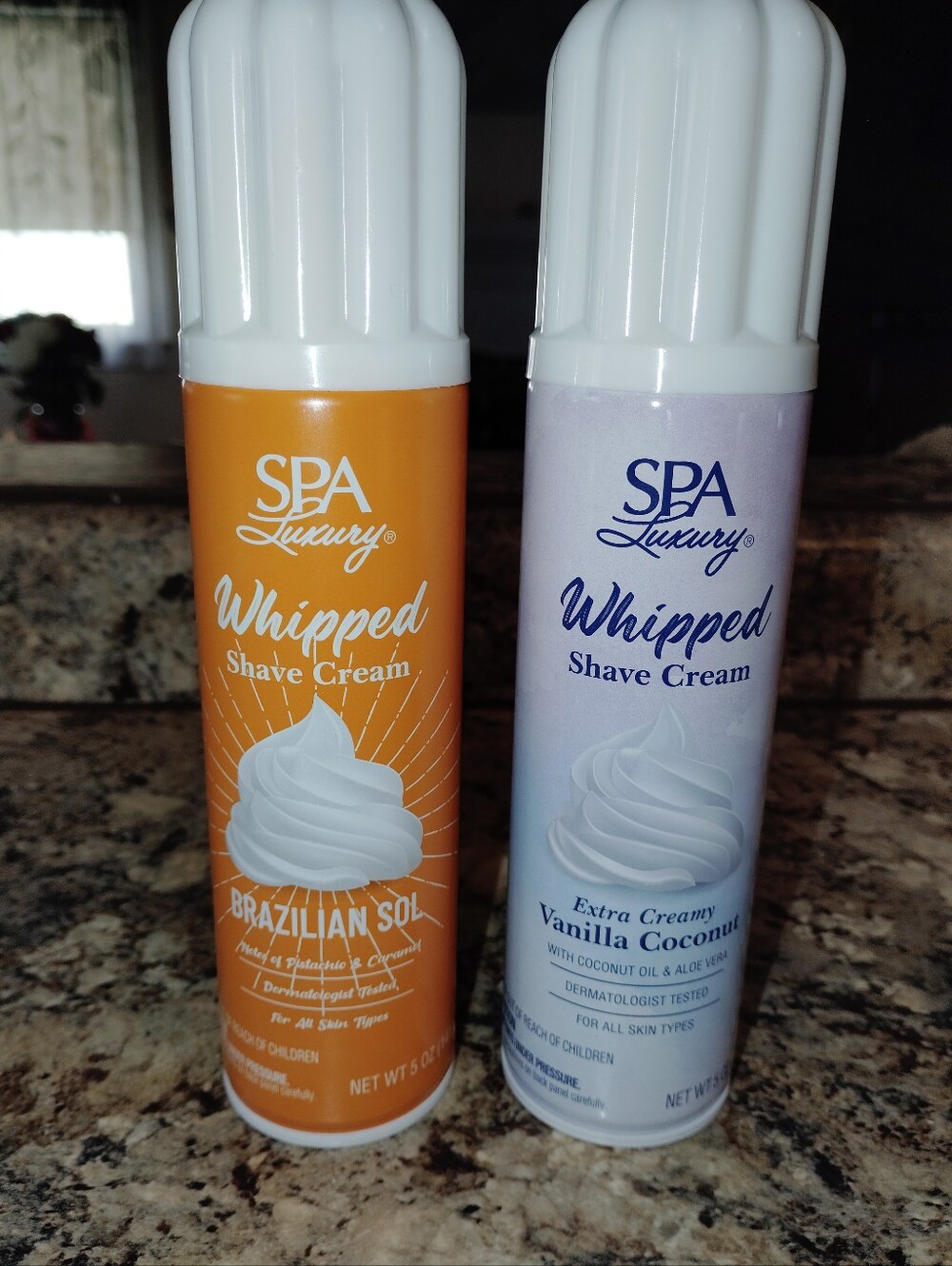 Spa luxury whipped shaving cream Brazilian sole and vanilla coconut brand new